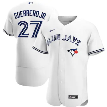 mens nike vladimir guerrero jr white toronto blue jays home